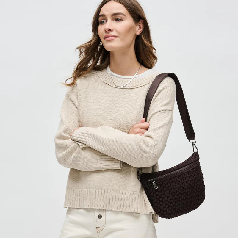 Ethereal Woven Neoprene Crossbody