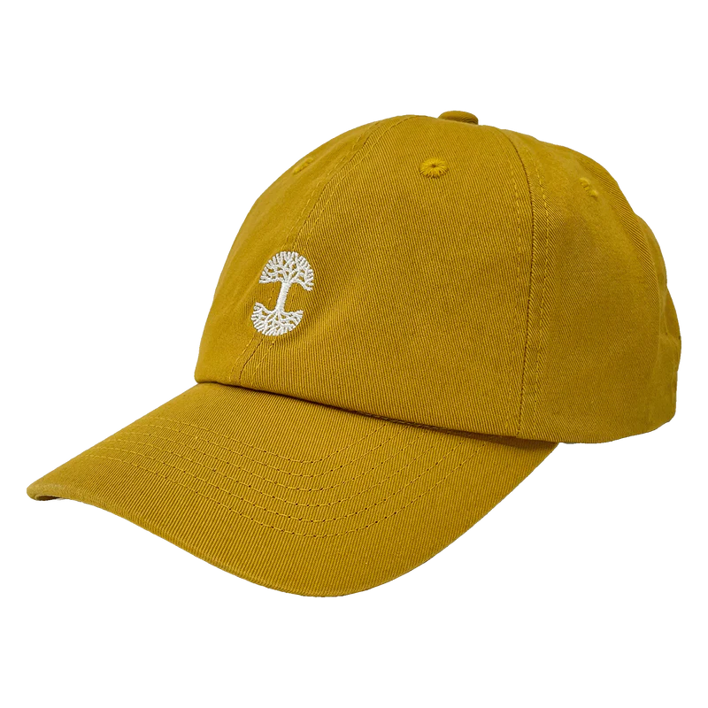 Micro Logo Dad Hat Mustard