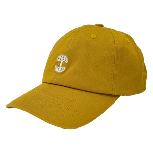 Micro Logo Dad Hat Mustard