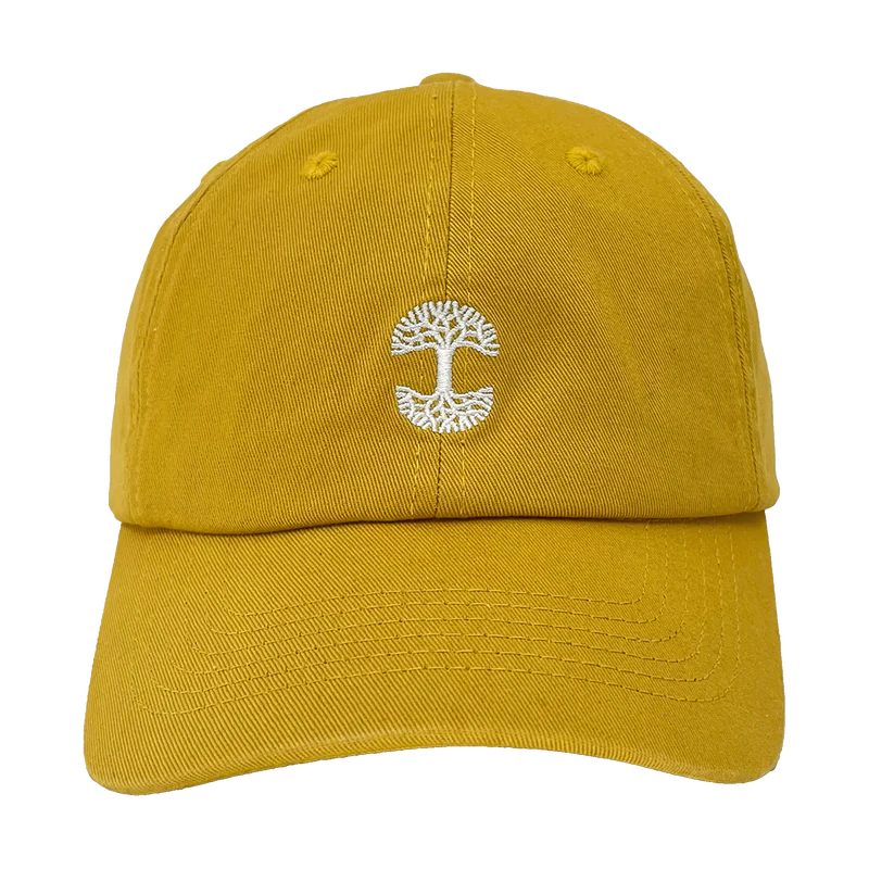 Micro Logo Dad Hat Mustard