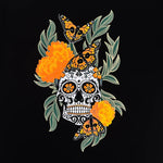 Load image into Gallery viewer, Women&#39;s Marigold Sugar Skull Tee
