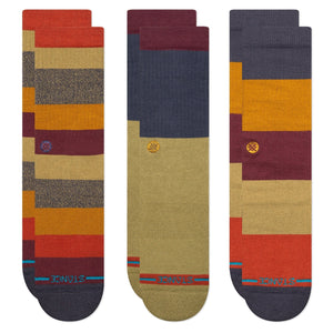 Cabin Fever Men's Crew Socks- 3 Pack