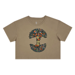 Load image into Gallery viewer, Women&#39;s Thriving Tree Cropped Tee
