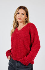 Load image into Gallery viewer, Limelight V Neck Sweater
