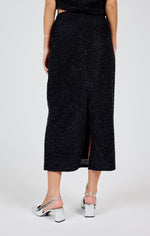 Load image into Gallery viewer, Creative Energy Lurex Knit Midi Skirt
