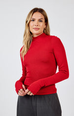 Load image into Gallery viewer, Ronan Mock Neck Knit Top
