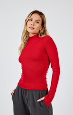 Load image into Gallery viewer, Ronan Mock Neck Knit Top
