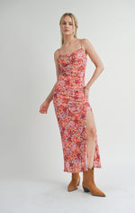 Load image into Gallery viewer, Prideful Cowl Neck Maxi Dress
