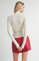 Load image into Gallery viewer, Ronan Mock Neck Knit Top
