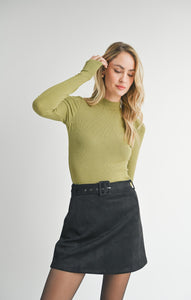 Ronan Mock Neck Knit Top