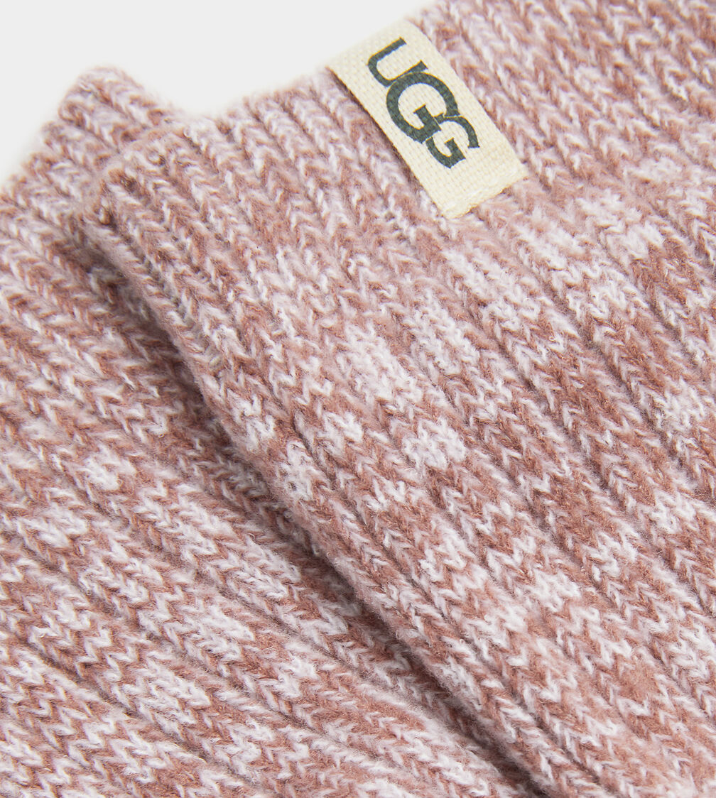 Rib Knit Slouchy Crew Sock