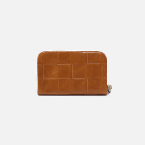 Eliza Small Zip Around Wallet- Brown