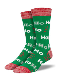 Ho Ho Ho Men's Crew Socks