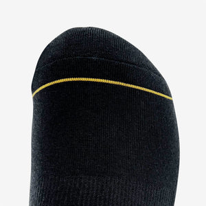 Embroidered Logo Sock Black/Gold - Unisex