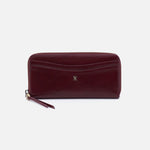 Load image into Gallery viewer, Max Large Zip Around Wallet-Merlot
