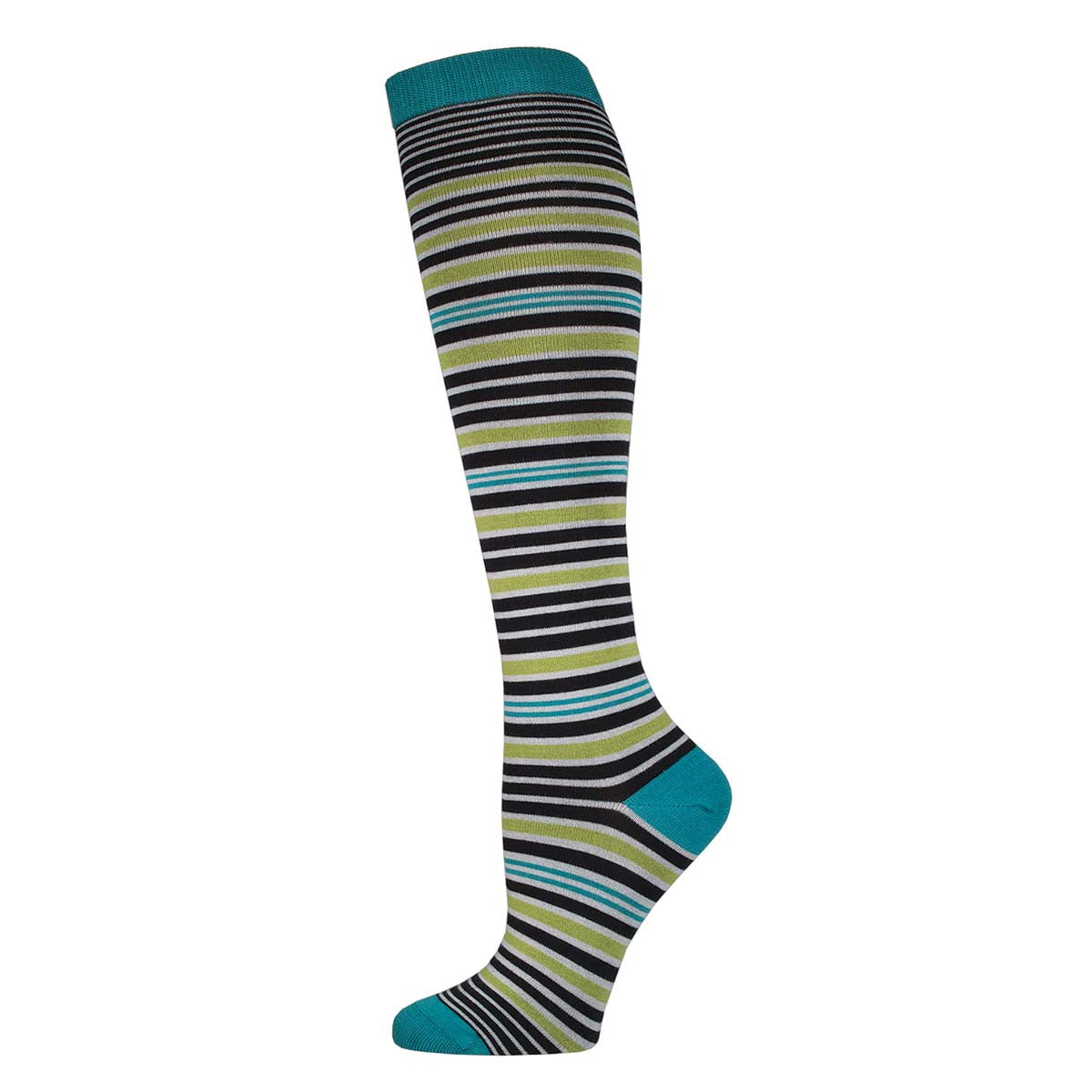 Bamboo Multi Stripe Knee High