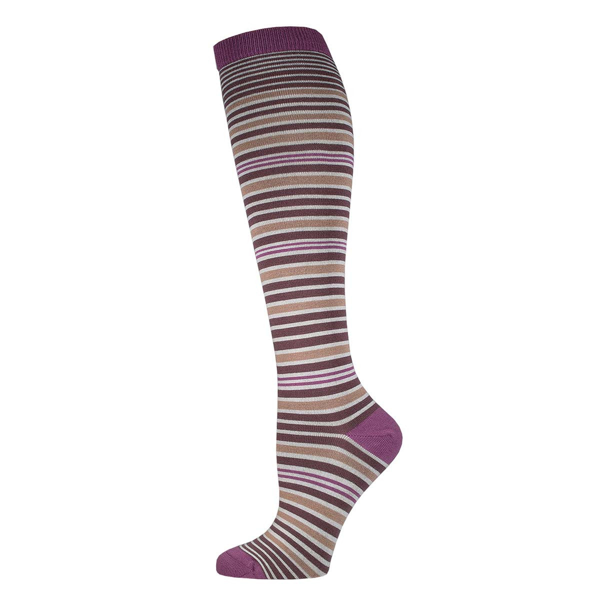 Bamboo Multi Stripe Knee High