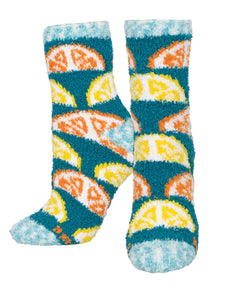 Citrus Slices Warm and Cozy Women's Socks