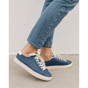 Ibiza Classic Leather Sneaker Marine Blue