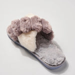 Load image into Gallery viewer, Color Block Faux Fur Lined Slippers
