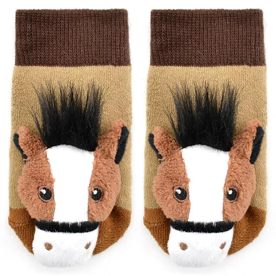 Derby Pony Horse Boogie Toes Rattle Toddler Socks