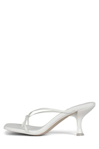 Flexx Kitten Heel Sandal White