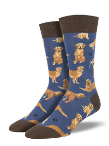 Golden Retrievers Men's Socks